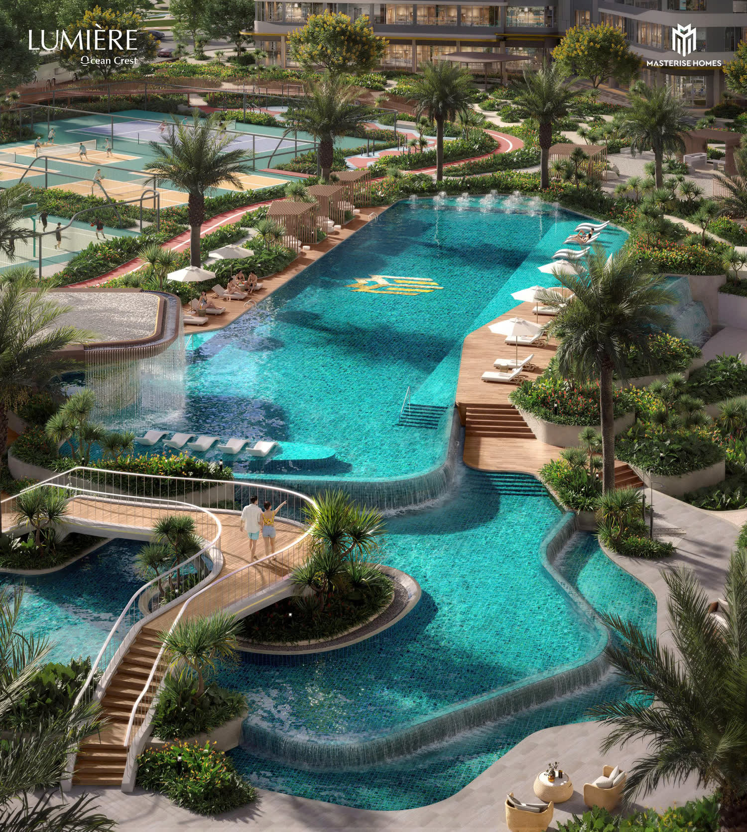Khu bể bơi thư giãn — LUMIÈRE Ocean Crest