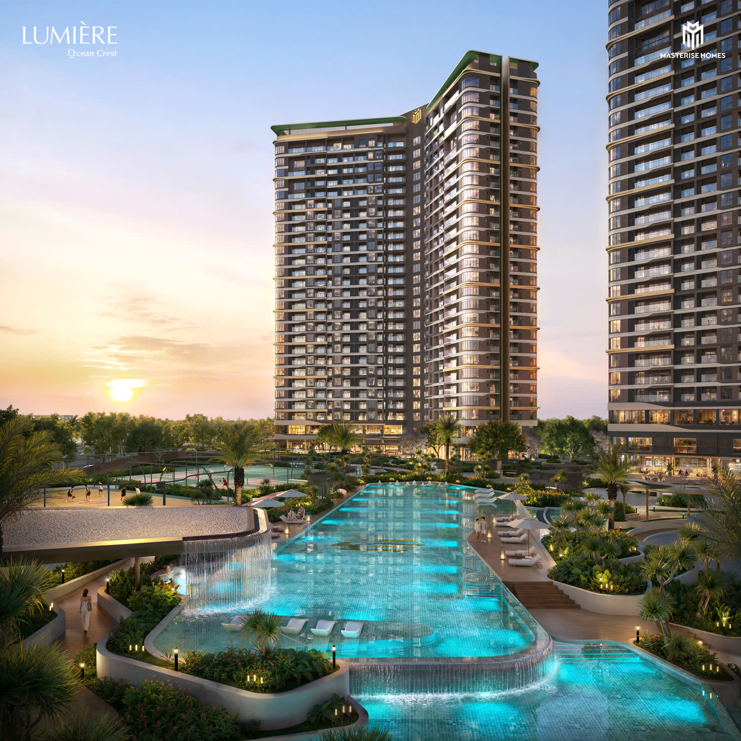 Hệ bể bơi ngoài trời — LUMIÈRE Ocean Crest