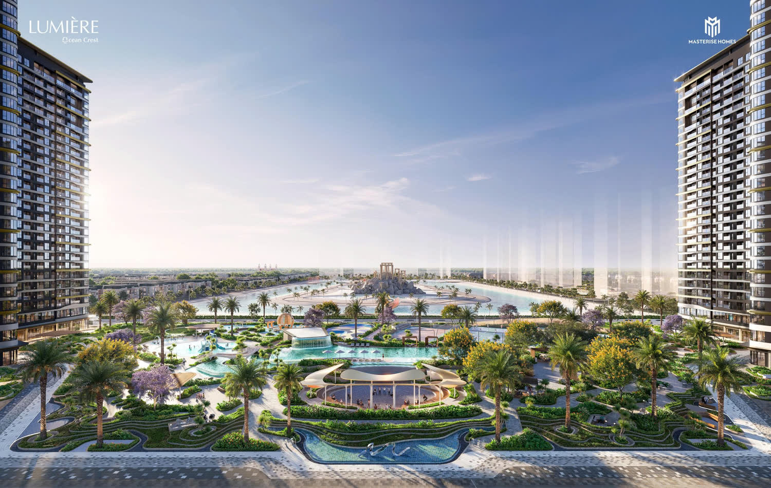 Cảnh quan nội khu — LUMIÈRE Ocean Crest